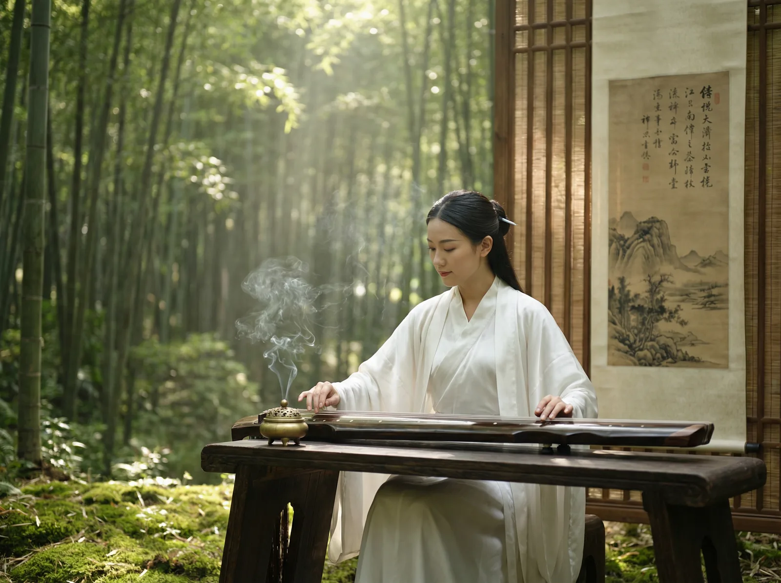 集芳阁 - 竹林抚琴雅集角色扮演