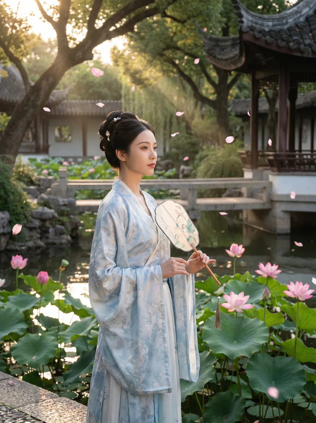 集芳阁 - 荷塘清韵高清艺术摄影